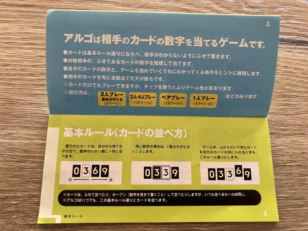 アルゴ説明書