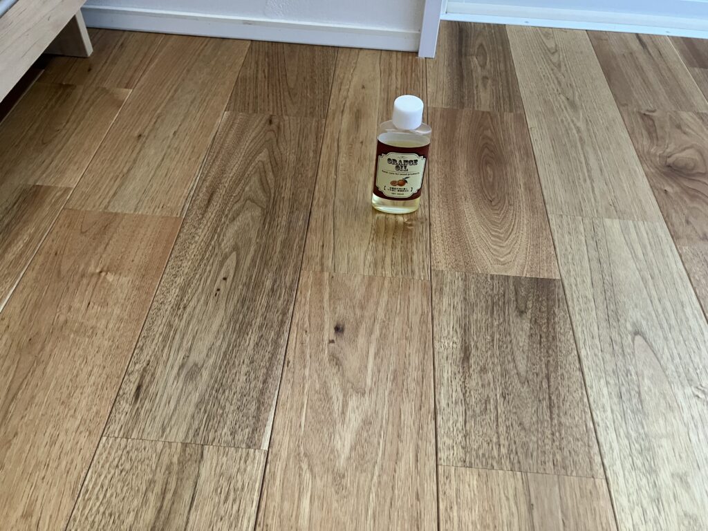 無垢材汚れ前後⑤