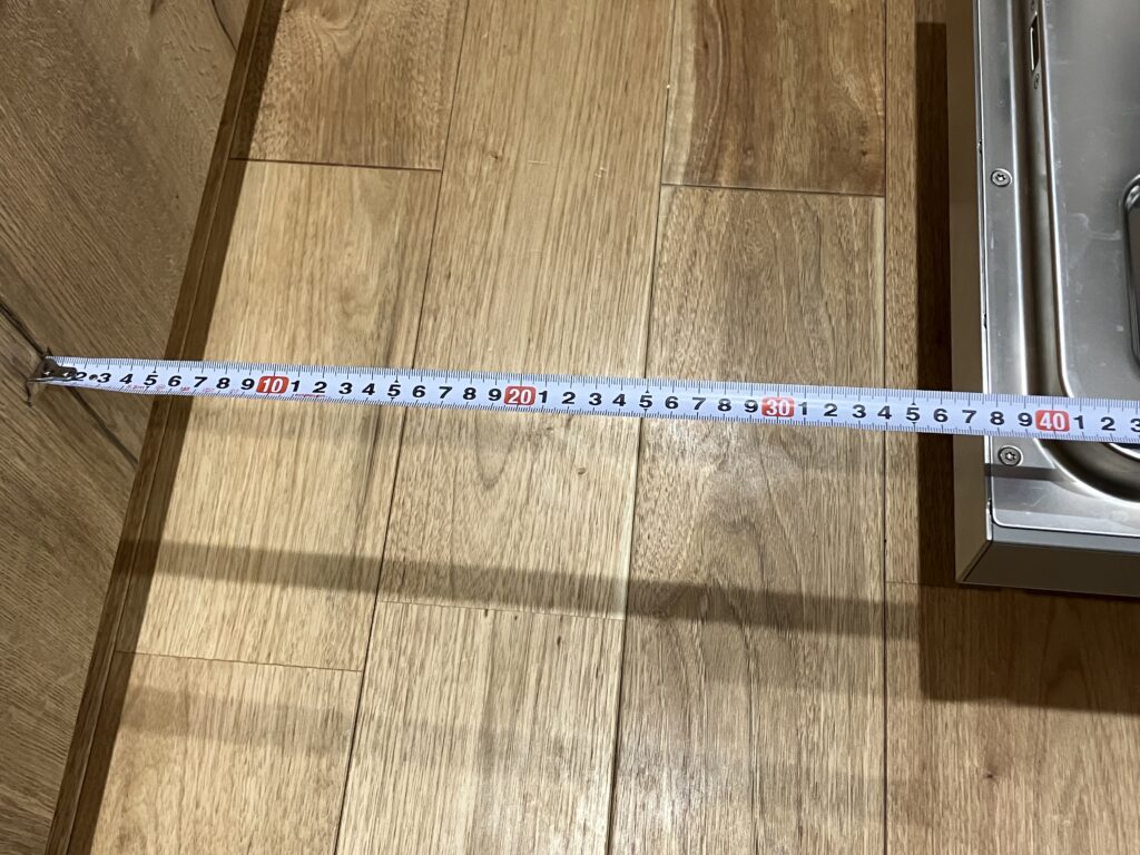 キッチン通路幅