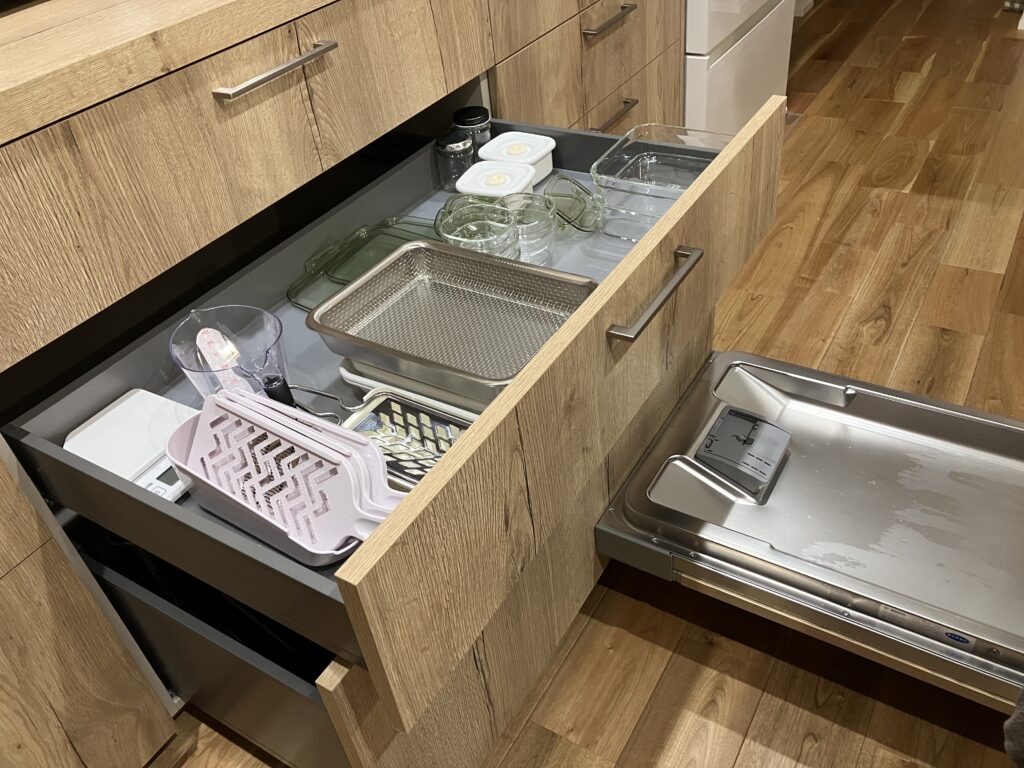 キッチン通路幅