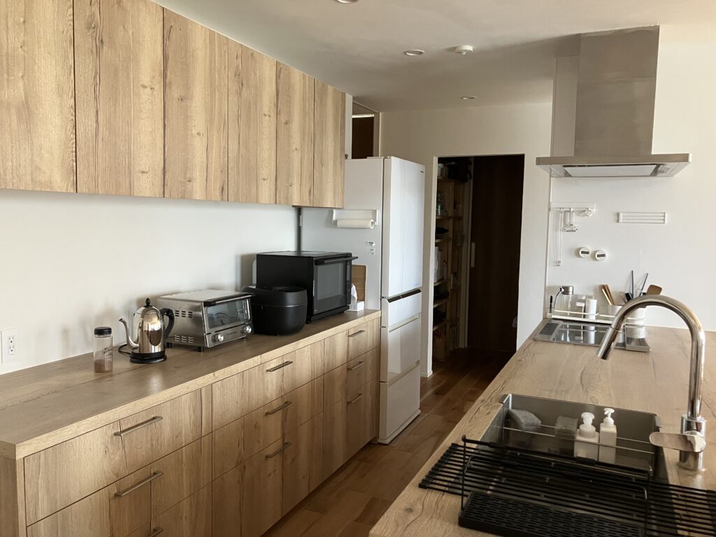 キッチン通路幅